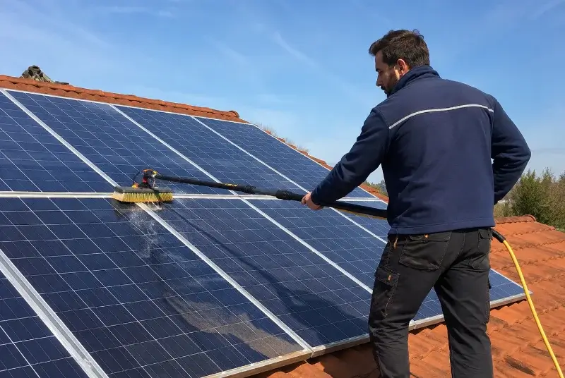 Nettoyage et entretien de panneaux solaires à Fougeré