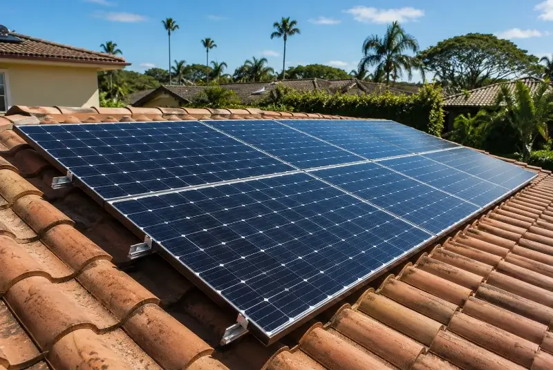 Installation de panneaux solaires à Fougeré